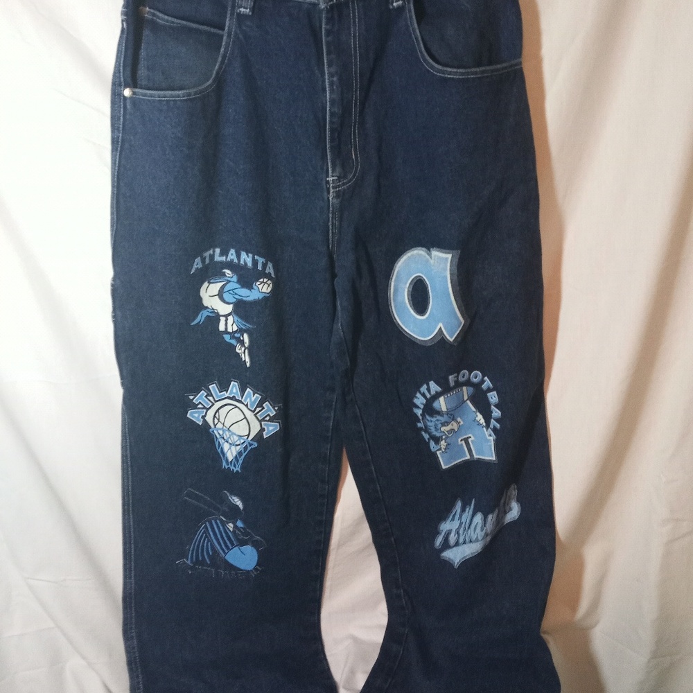Men's jeans 34x28 ATL sport teams jeans